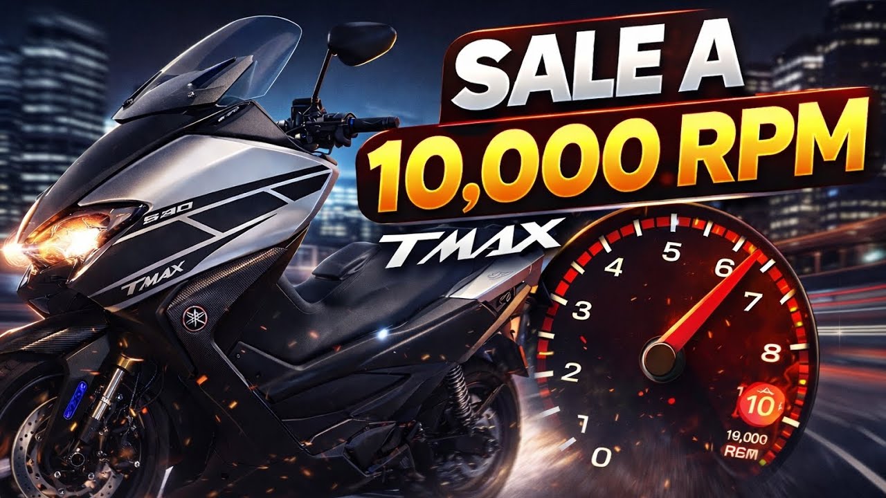 TMAX 530 SALE A 10.000 RPM  OMG!