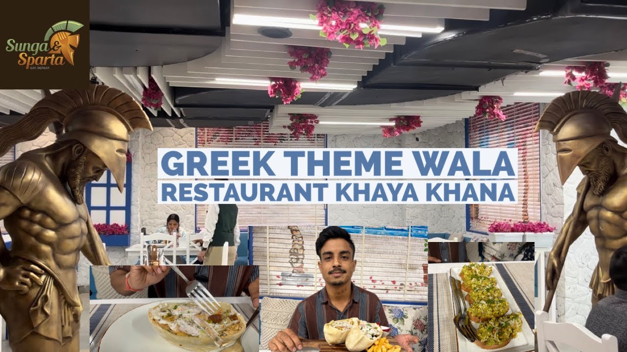 greek city Walla restaurant Itna Kuch item in menu 😲| Sunga & Sparta | Vlog 39