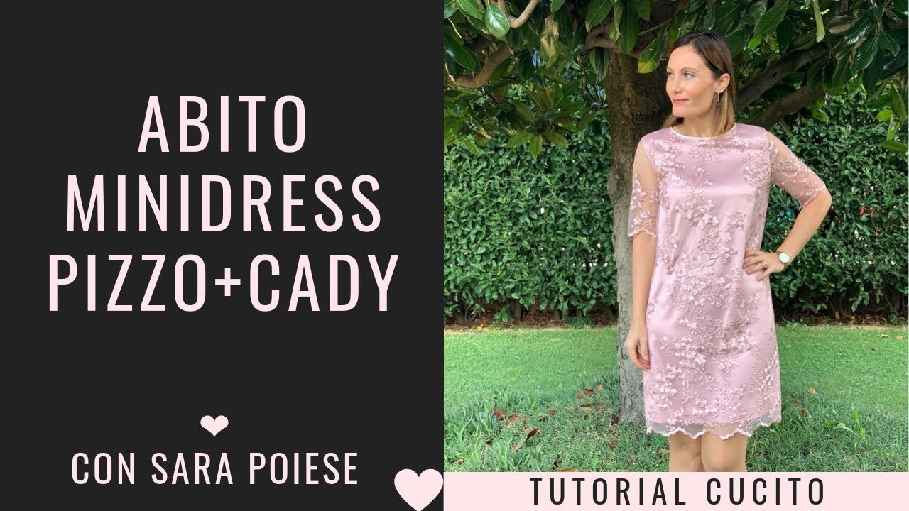 Cucire  il minidress di pizzo | mini dress lace diy | mini abito in pizzo