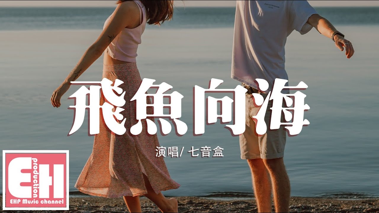 七音盒 - 飛魚向海『天空到大海得距離就好像我們的關係，聽不到你的聲音 海洋聽懂浪的嘆息。』【動態歌詞Lyrics】