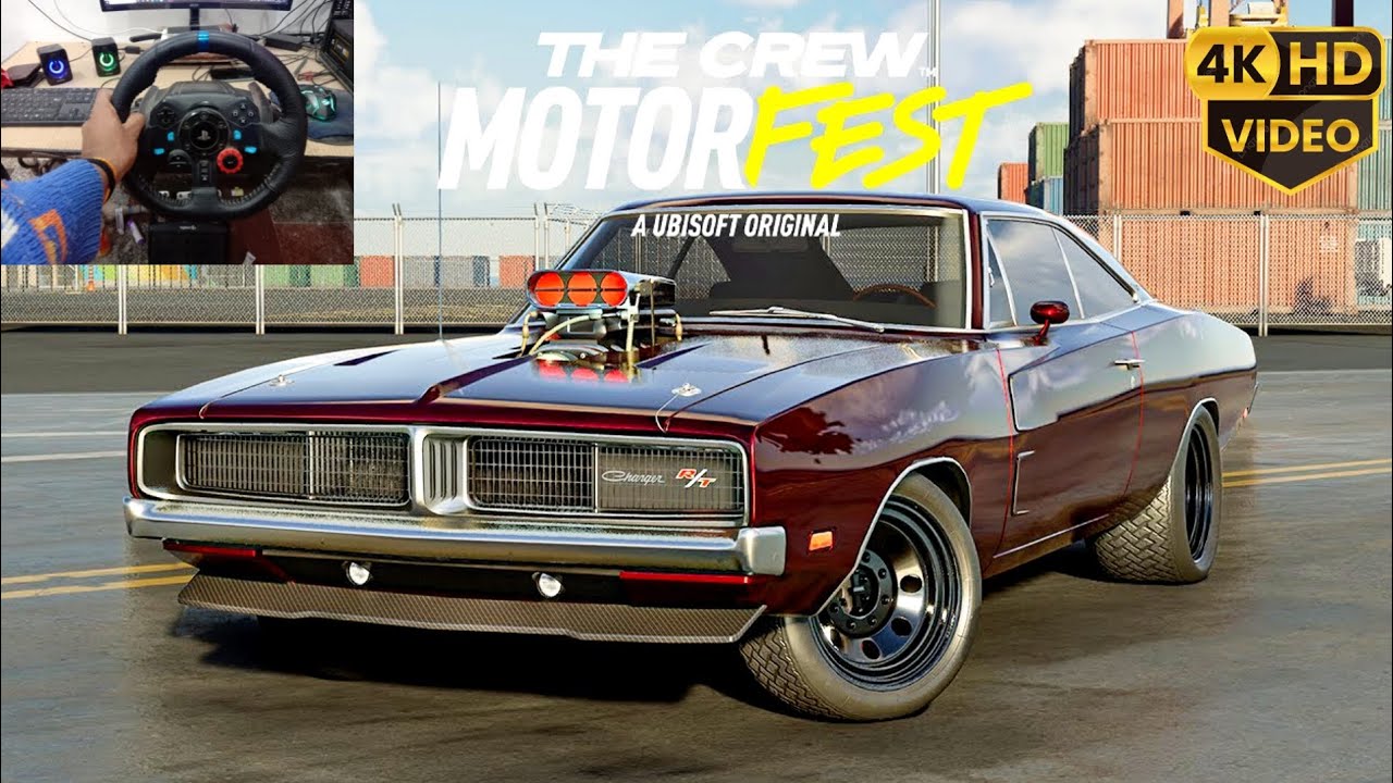    DOGE CHARGER R/T HEMI [ The Crew motorfest 2 Logitech g29 Gameplay in steering wheel 
