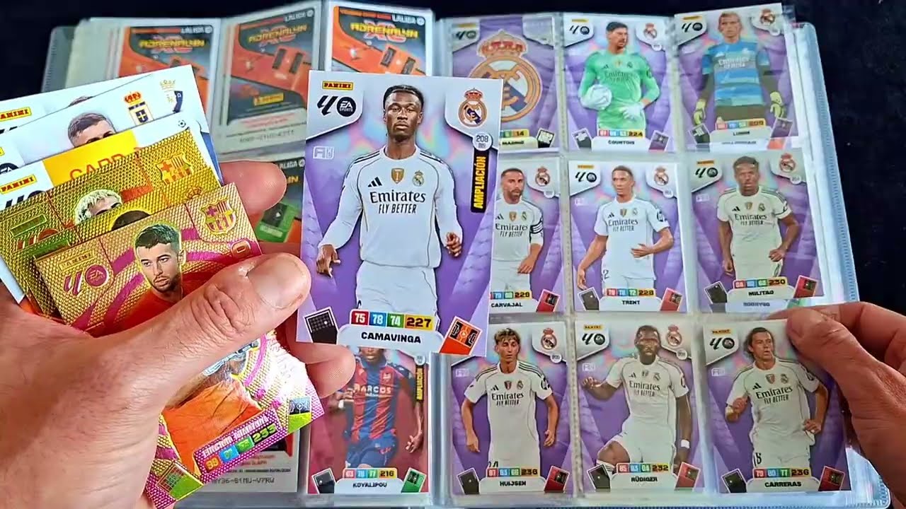 DOS EXTRA GOLD Y PREMIUM ORO #adrenalyn #laliga #lamineyamal #mbappe 