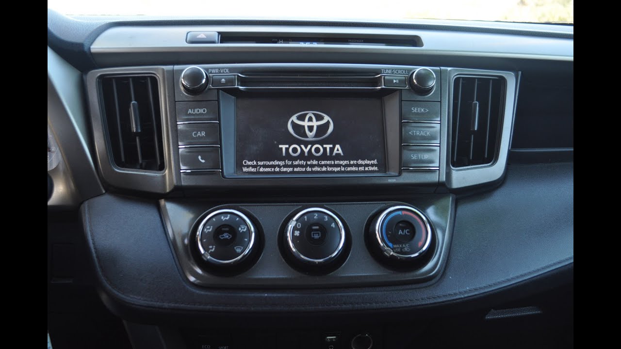 2013-2014 Toyota Rav4 radio removal and tips.
