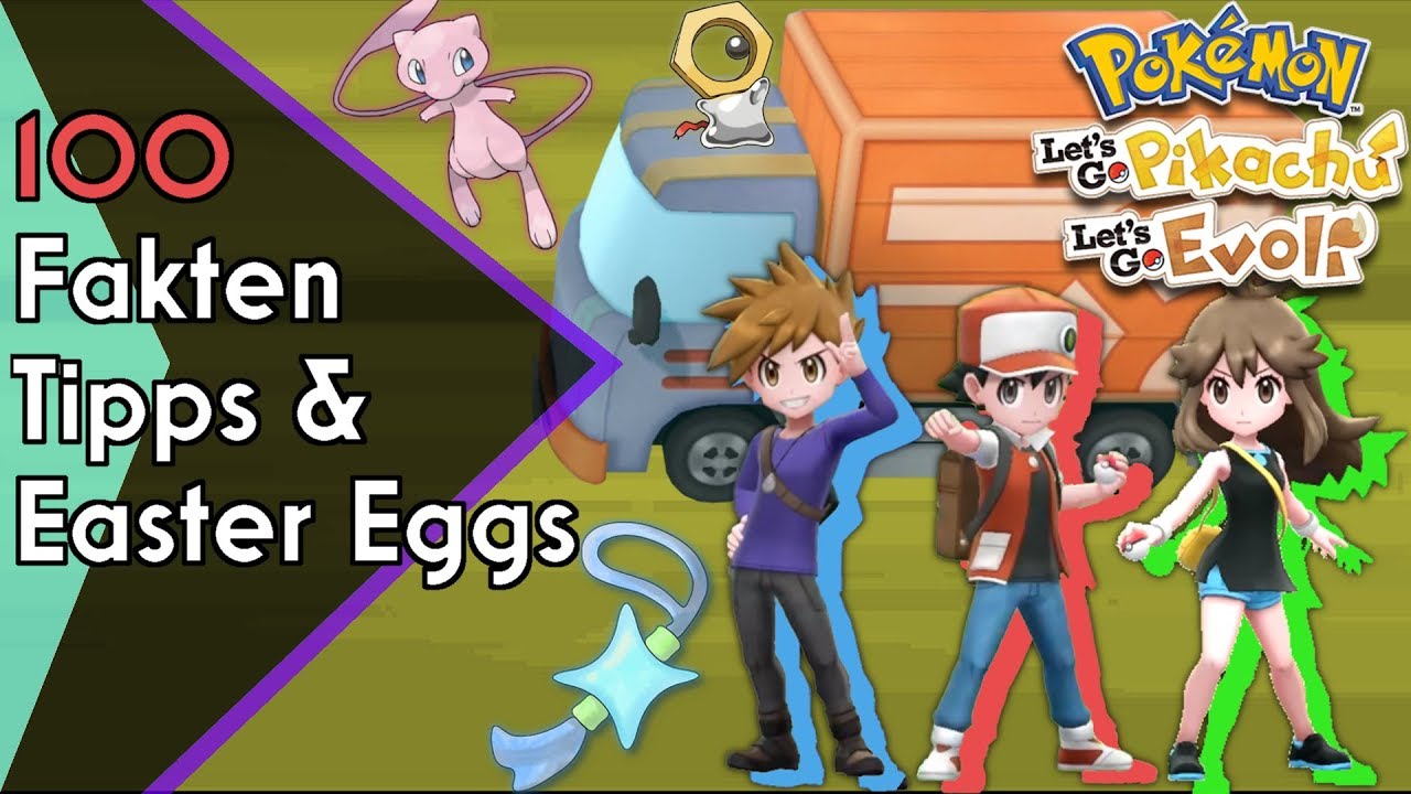 100 Fakten, Easter Eggs, Tipps in Pokémon Lets Go