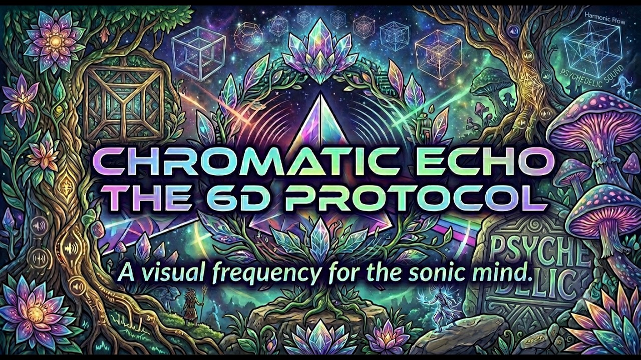 CHROMATIC ECHO THE 6D PROTOCOL - A visual frequency for the sonic mind - #6d #chromatic