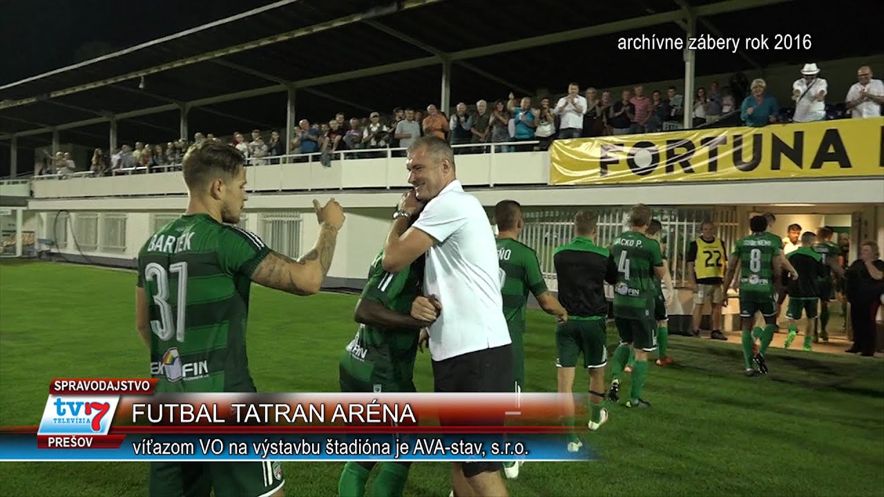 V&iacute;ťaz na stavbu Tatran ar&eacute;ny