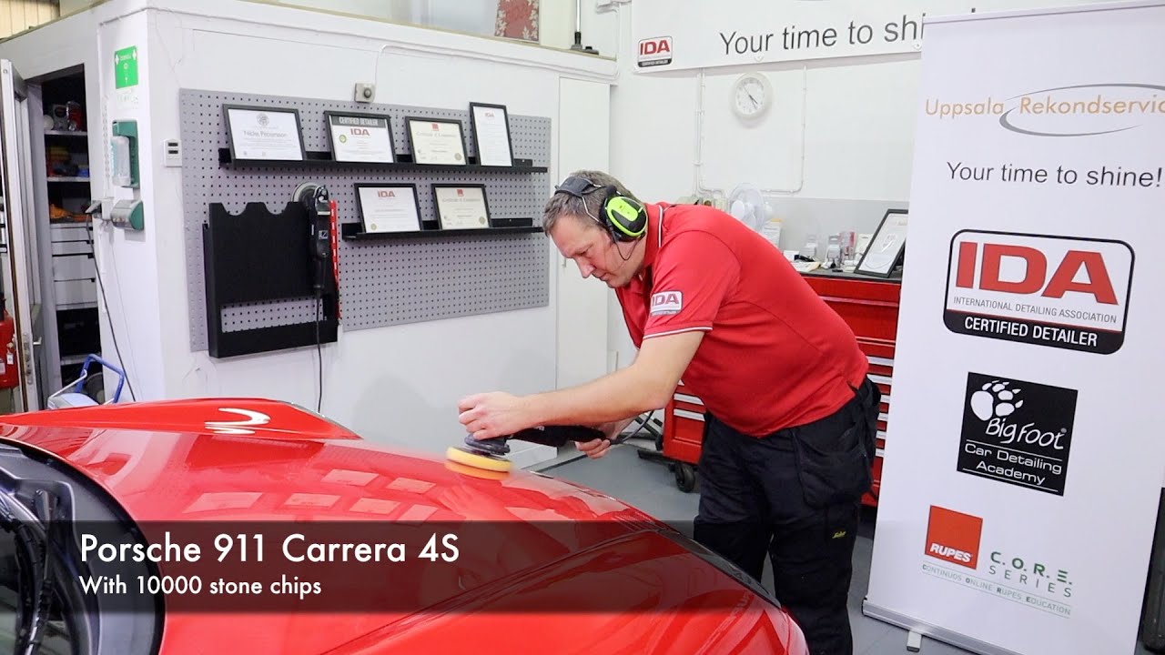 Detailing a Porsche 911 Carrera 4S with 10000 stone chips VLOG - 10