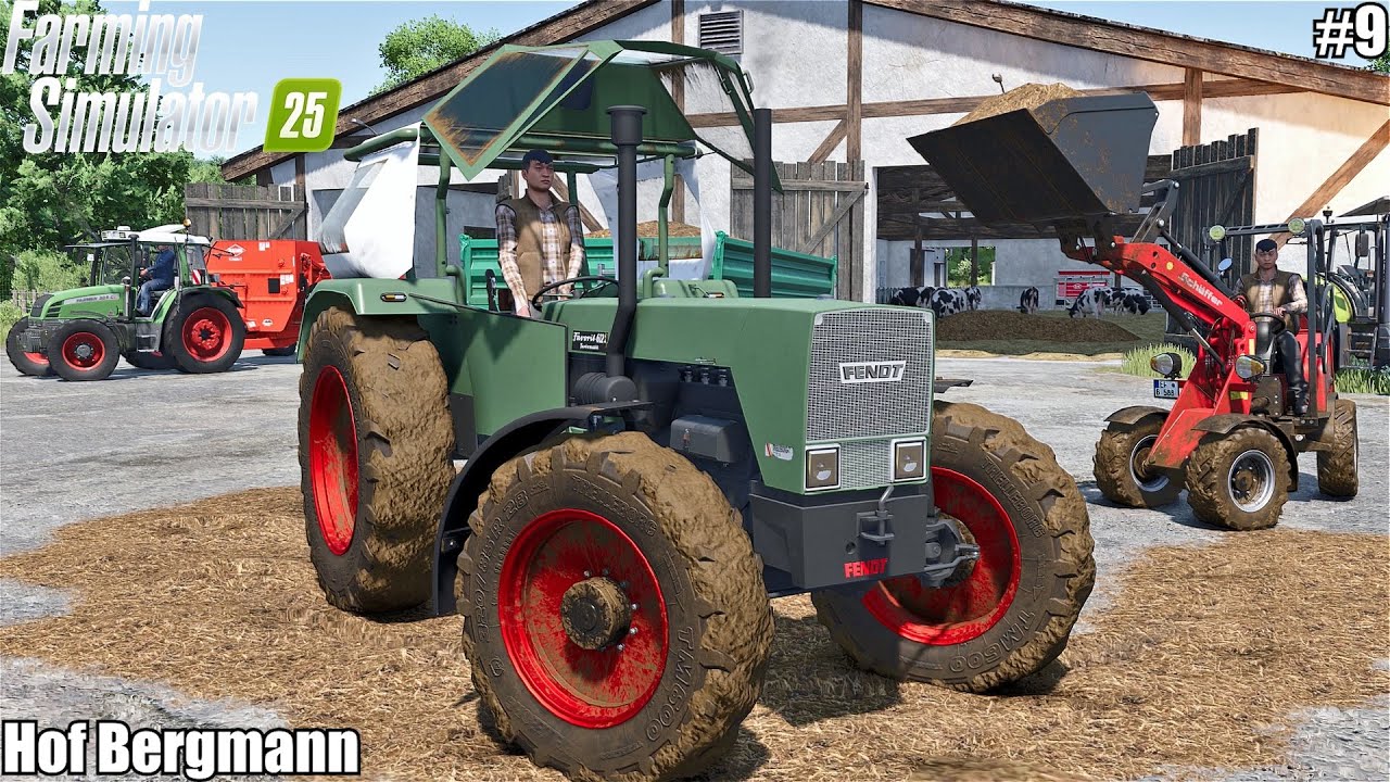 Hof Bergmann! CLEANING STABLES, HARVESTING WHEAT AND FEEDING ANIMALS | Hof Bergmann | 9