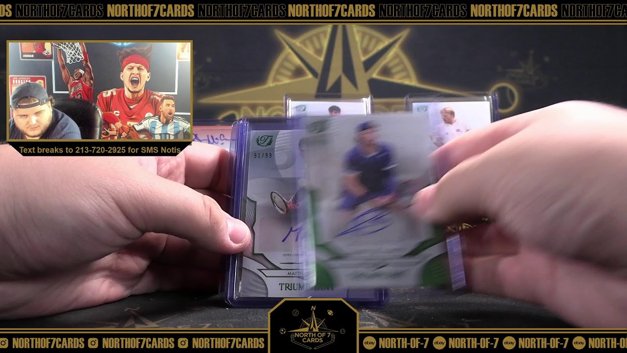 2025 Topps Triumphant Tennis Hobby 1X Case Player BREAK #1 — 1 октября