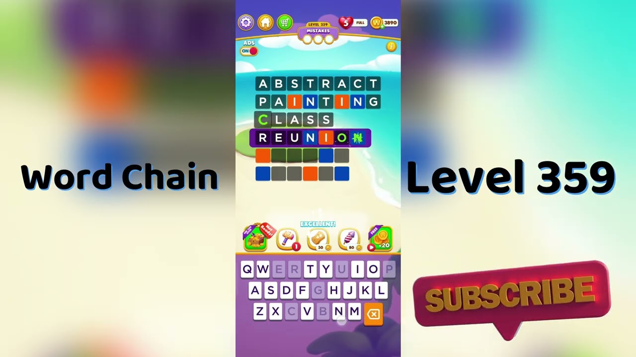 Word Chain Level 359 Answers 🔗 | Easy Solutions & Tips