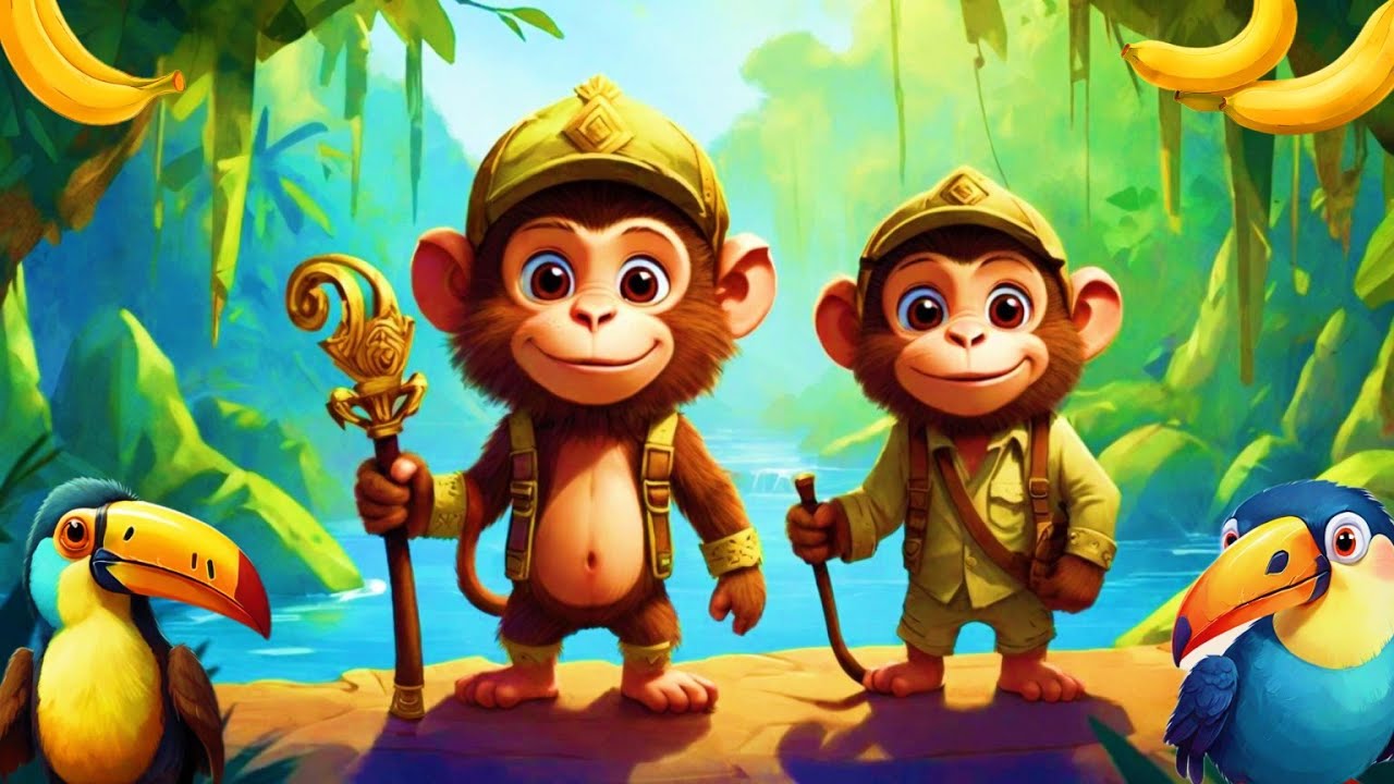 Max the Mischievous Monkey’s Jungle Adventure | English Story For Kids | Bed Time Stories #tales