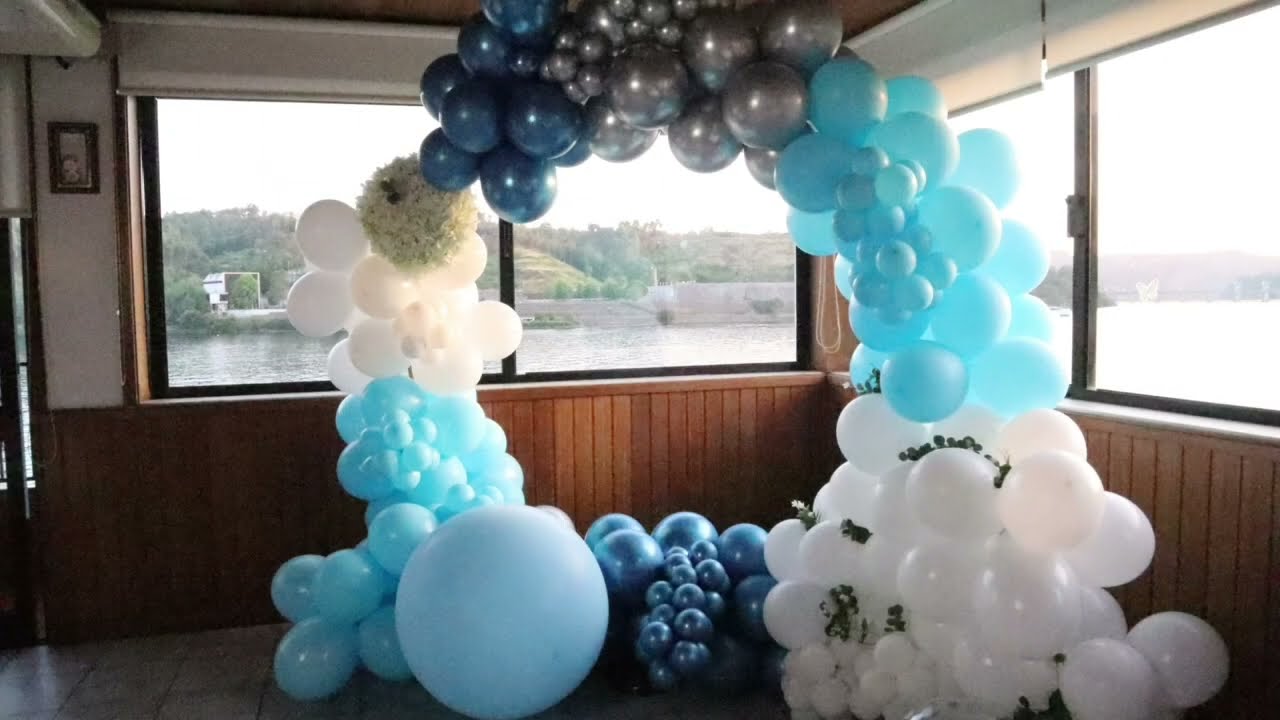 Set up with me. First Holy Communion Balloon Decoration.