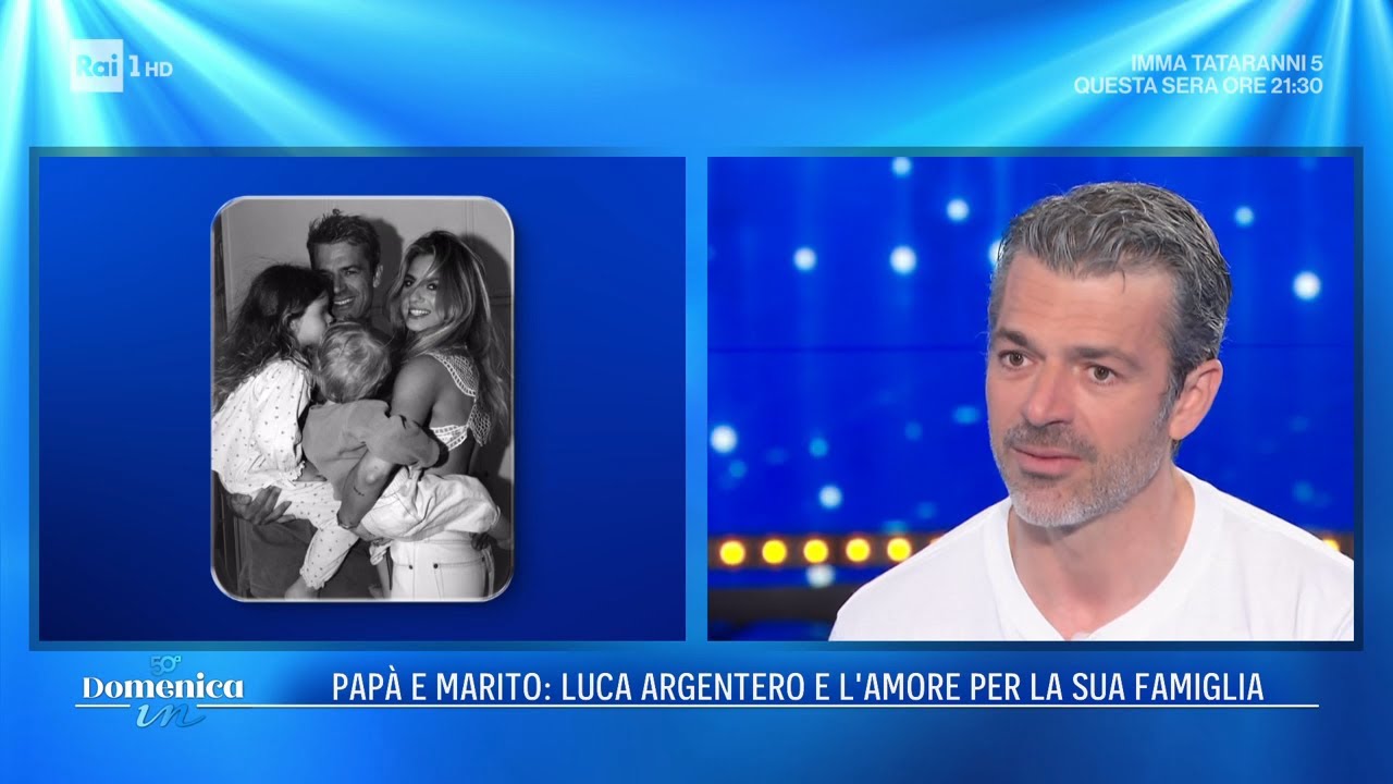 Luca Argentero e l'amore per la sua famiglia - Domenica In  22/03/2026