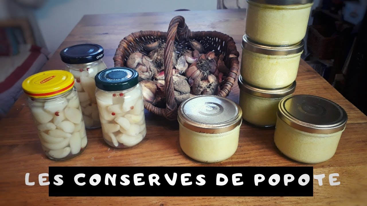 PICKLES ET PURÉE D’AIL - COMMENT CONSERVER L’AIL DU POTAGER