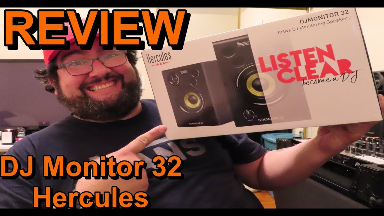 Review DJ Monitor 32 Hercules ! Unboxing o monitor para dj e produtor!