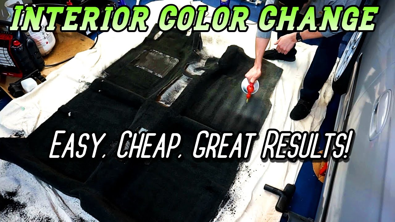 DIY Carpet Dye On the Civic + Super Clean Giveaway!