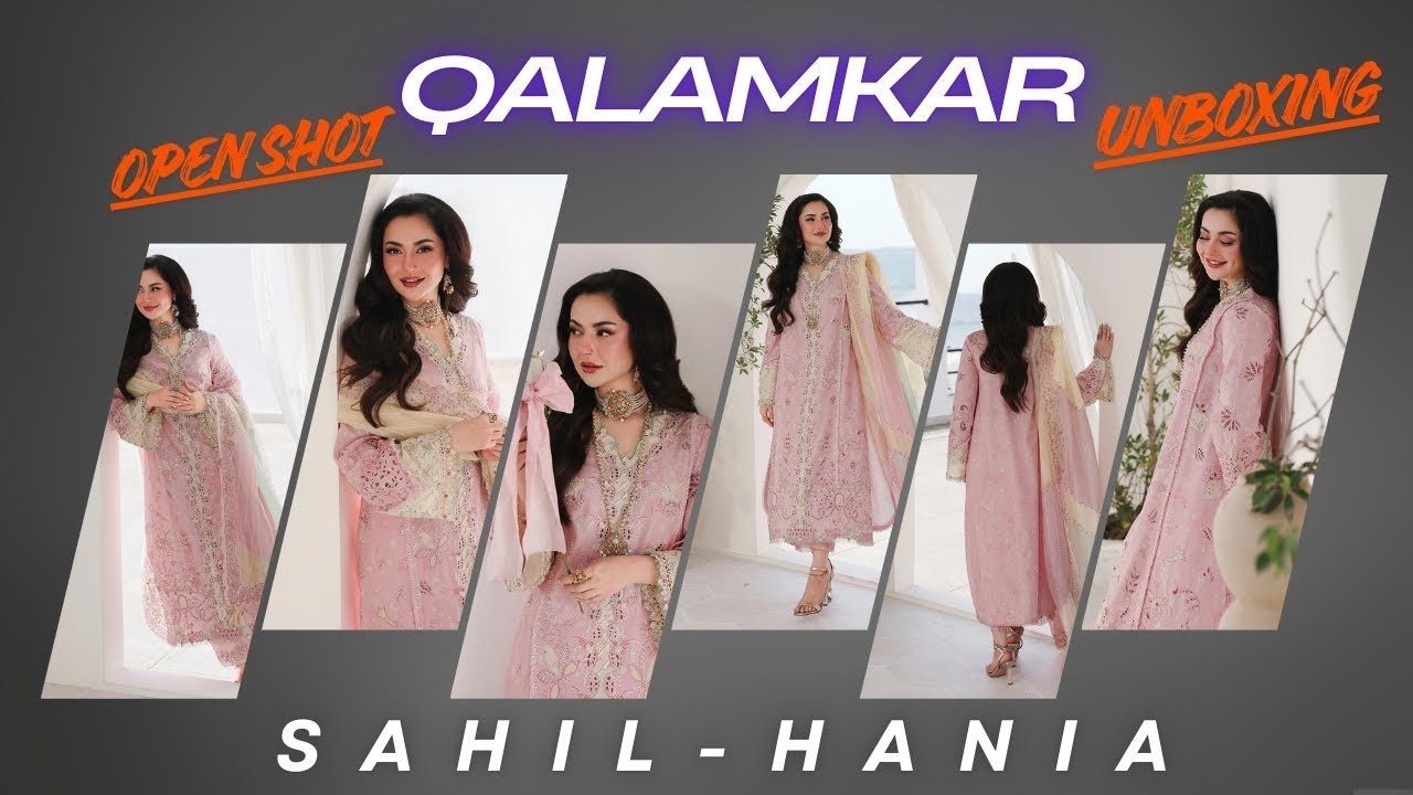 Qalamkar Sahil - HANIYA - Lawn ’26 | Elegant Pakistani Lawn Dress Full Review