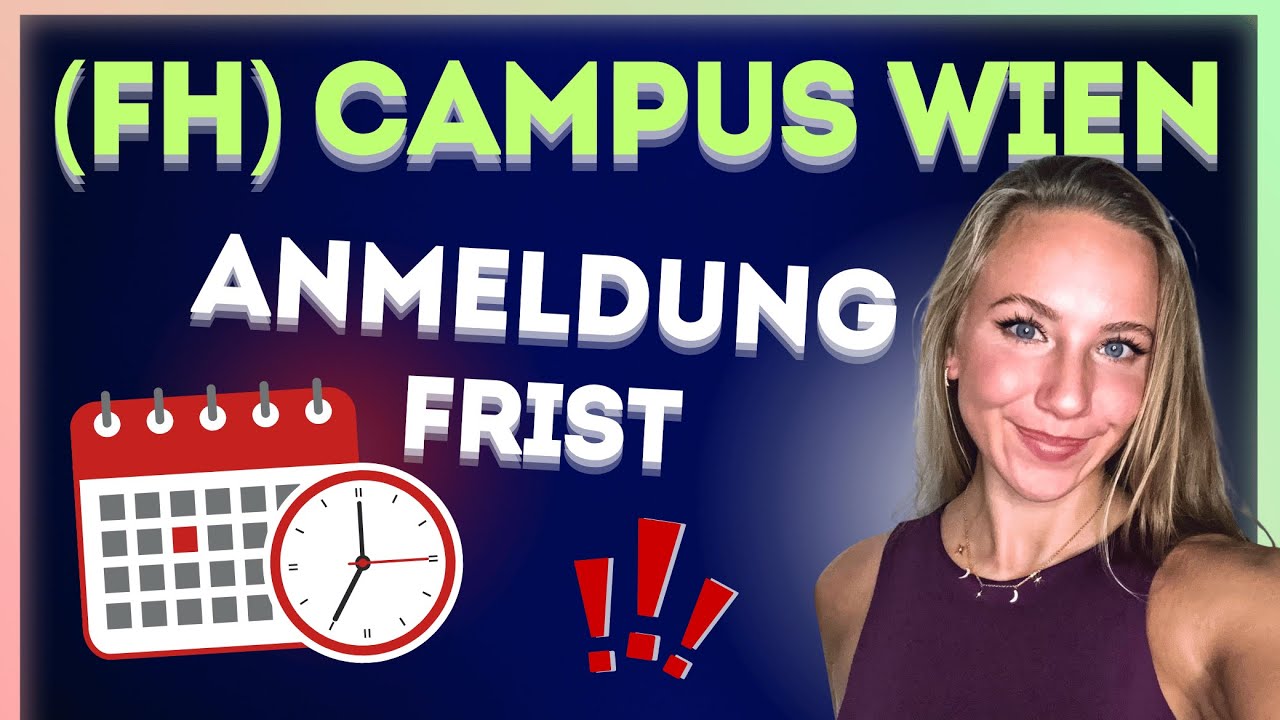👨🏼‍🎓👨🏼‍🎓 FH Campus Wien Aufnahmetest Anmeldefristen | Jetzt Hochschule Campus Wien