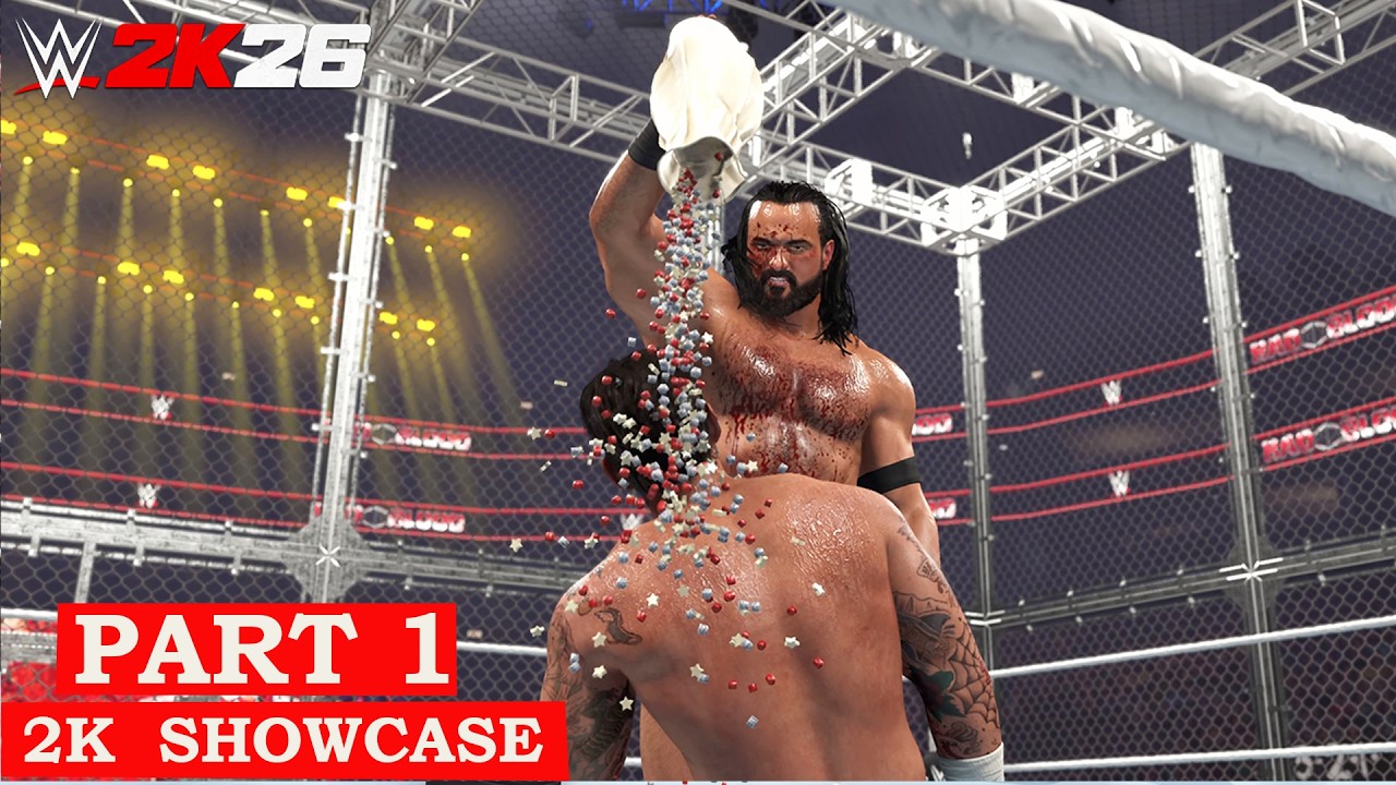 WWE 2K26 - SHOWCASE Part 1 Gameplay | CM Punk - PS5 [4K 60FPS]