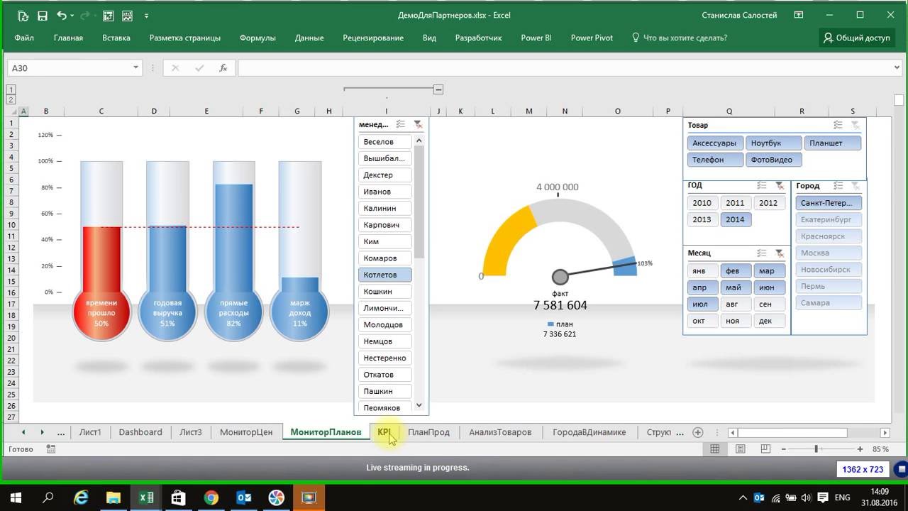 Бюджетирование / PowerQuery / PowerBI / Finalytics PRO