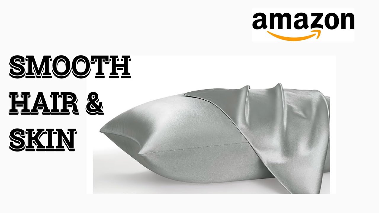 HOW TO USE THE SATIN PILLOWCASE FOR SMOOTH HAIR AND SKIN | AMAZON FINDS!!