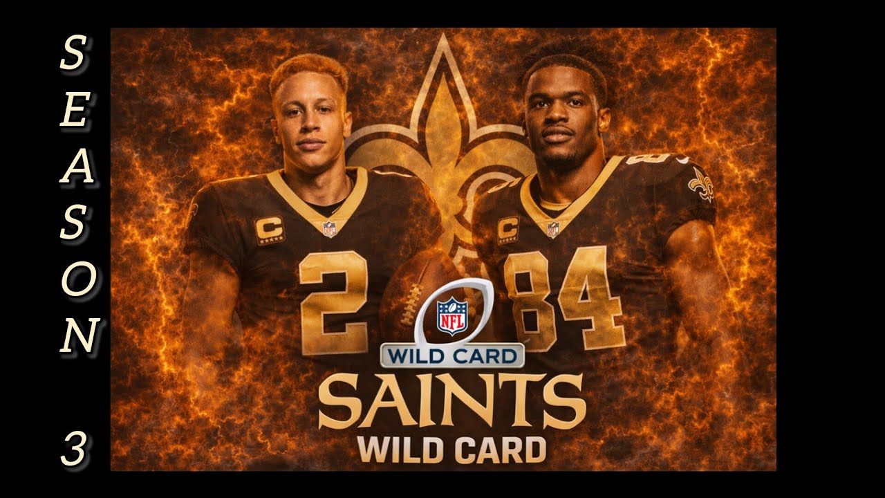 🏈SAINTS🏈GG4M🏈ONLINE FRANCHISE 🏈ALL MADDEN🏈WILDCARD