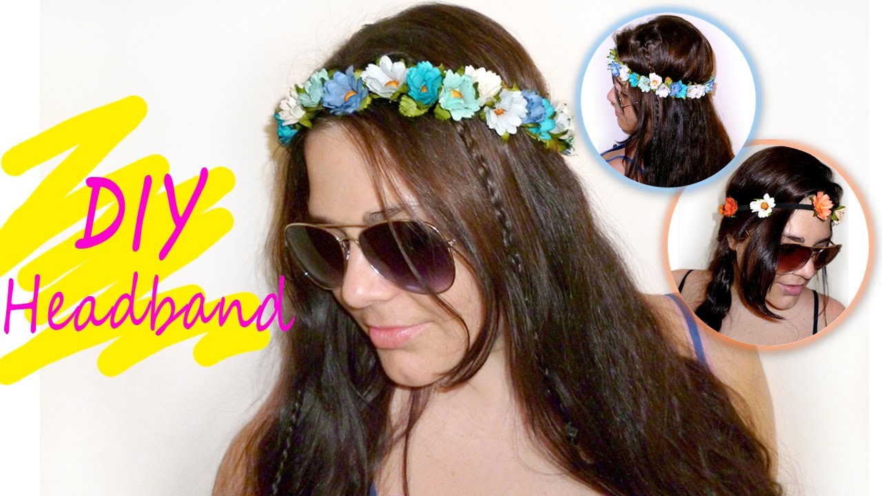 Easy Floral Crown   HeadBand Tutorial