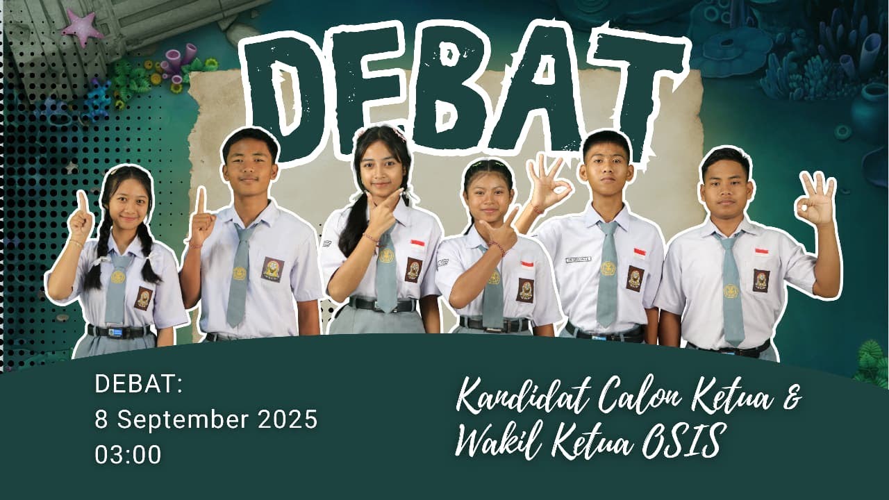 Debat Calon Ketua & Wakil Ketua OSIS SMK N 1 ABANG Periode 2025-2026