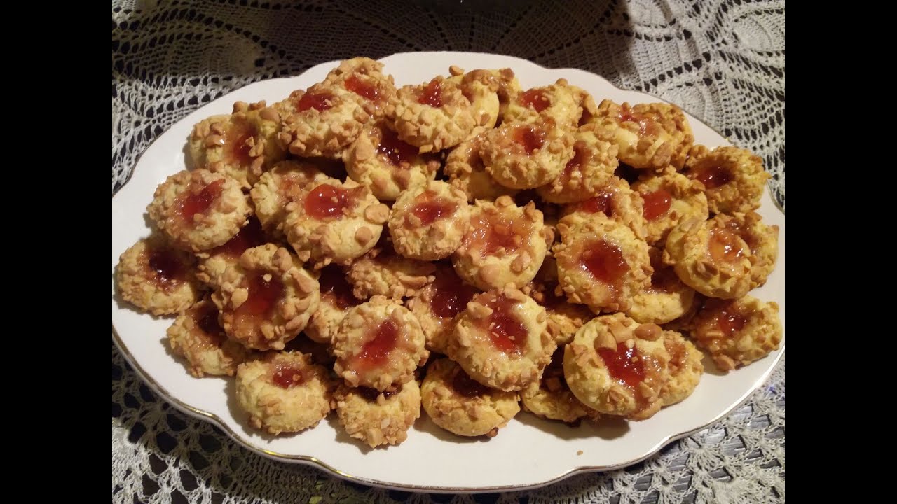 gateau marocain au cacahuete et confiture facile - حلوة بالكوكاو والمربى ساهلة