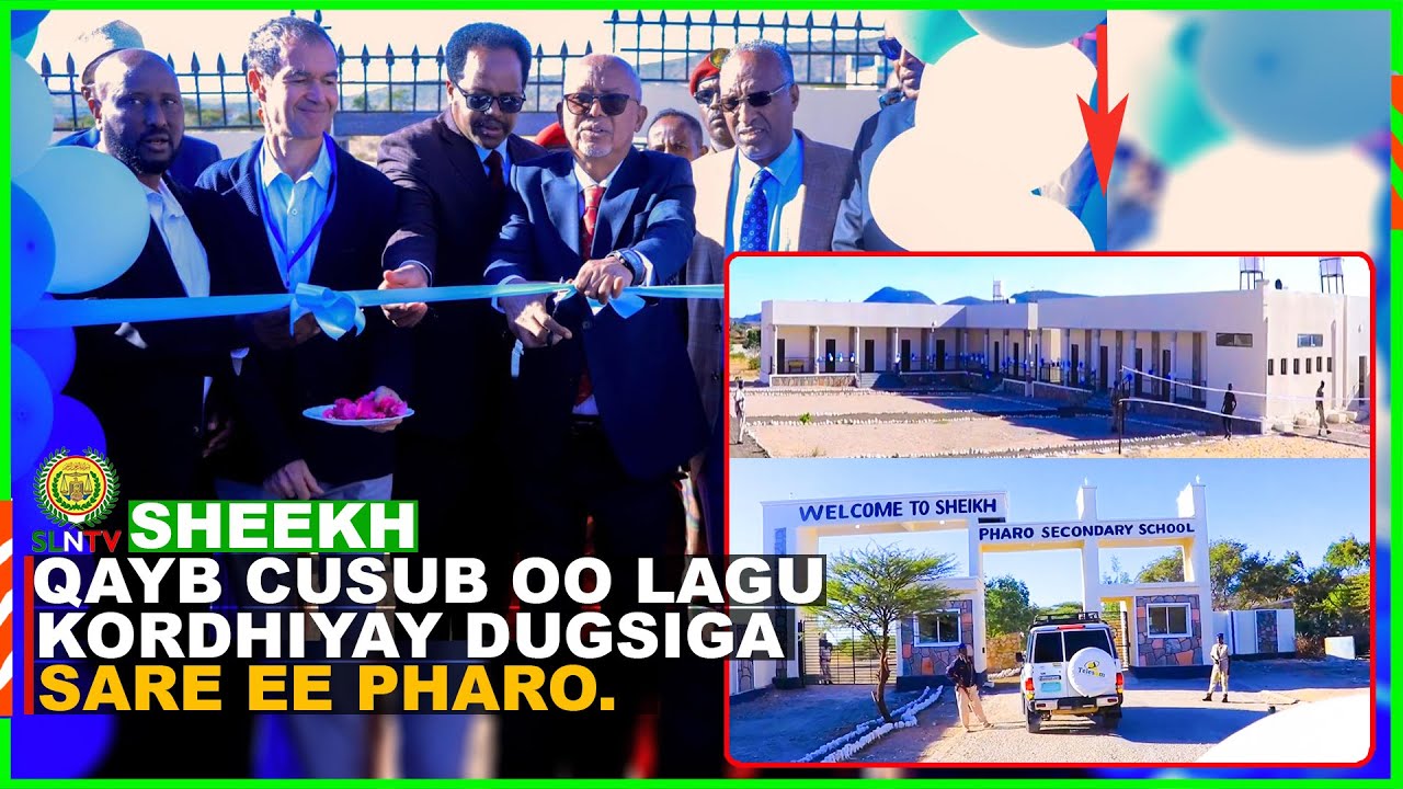 Madaxwayne Ku Xigeenka JSL oo xadhiga ka jaray Pharo Secondary School ee Magaalada Sheikh