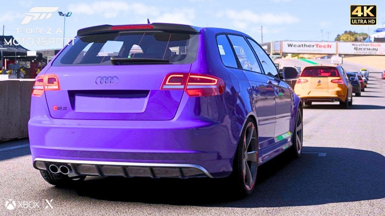 AUDI RS3 SPORTBACK Corrida em LAGUNA SECA Evento de Desempenho Prático FORZA MOTORSPORT  #forza