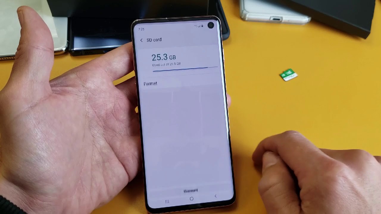 Galaxy S10/S10e/S10+: How to Format/Erase SD Card