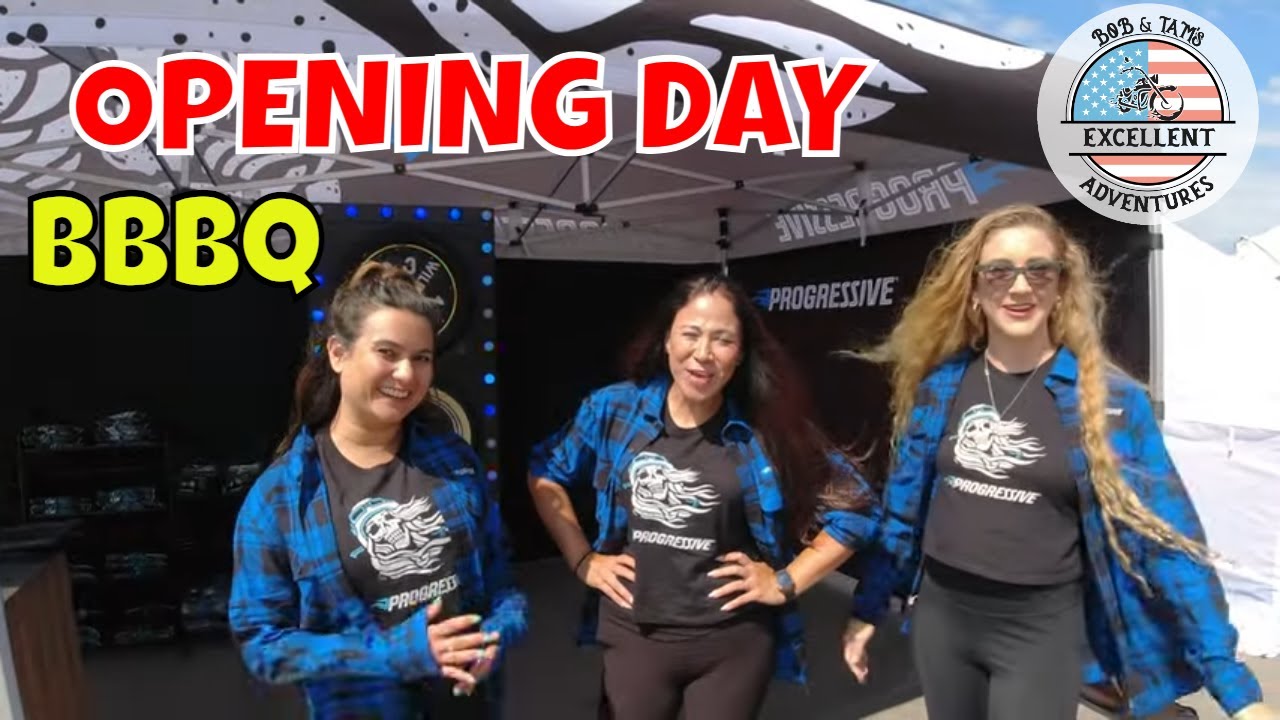 Opening Day Bikes, Blues & BBQ We take you around all the venues  in Roger Arkansas  