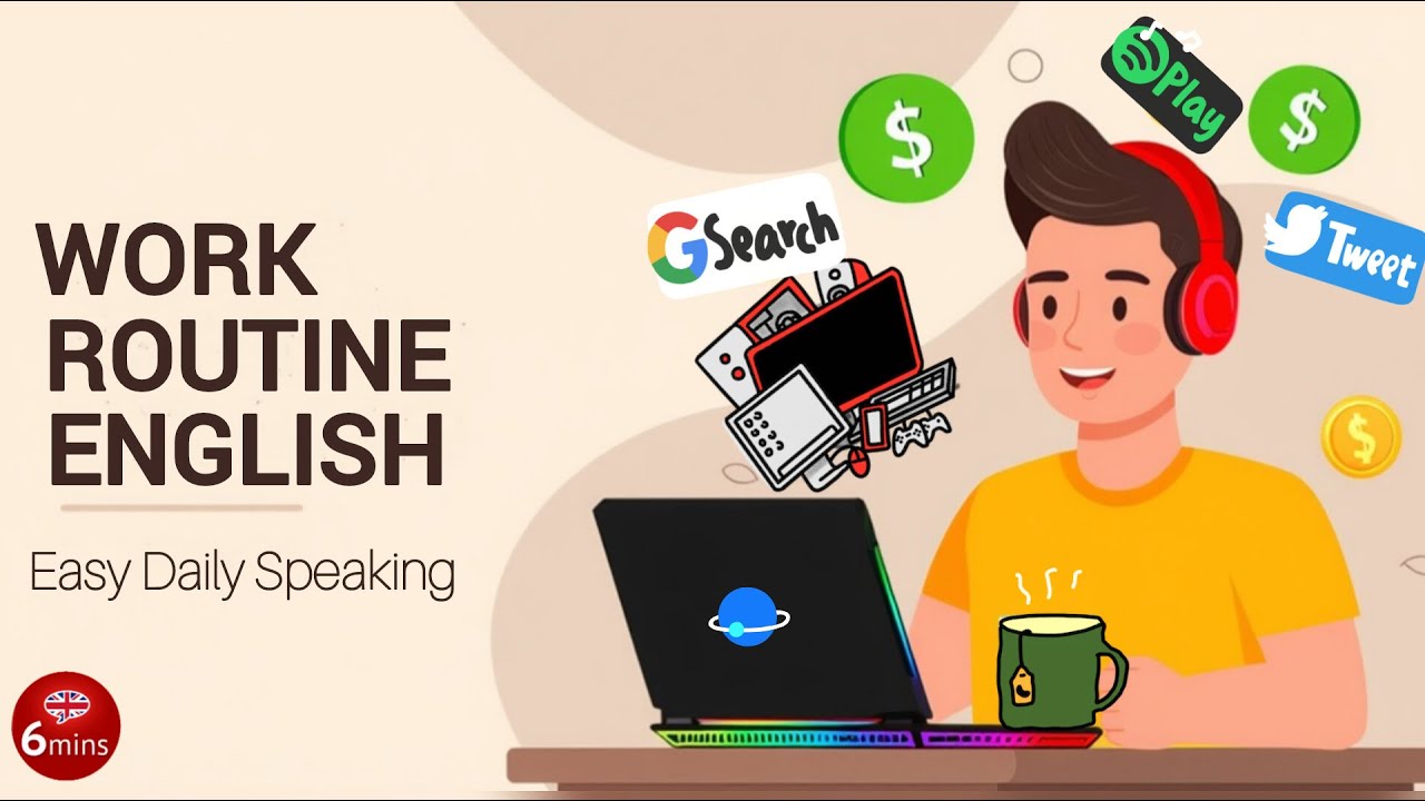 This Is What Native Speakers Say at Work | Simple Easy Conversation (Emails, Greetings, Small Talk )