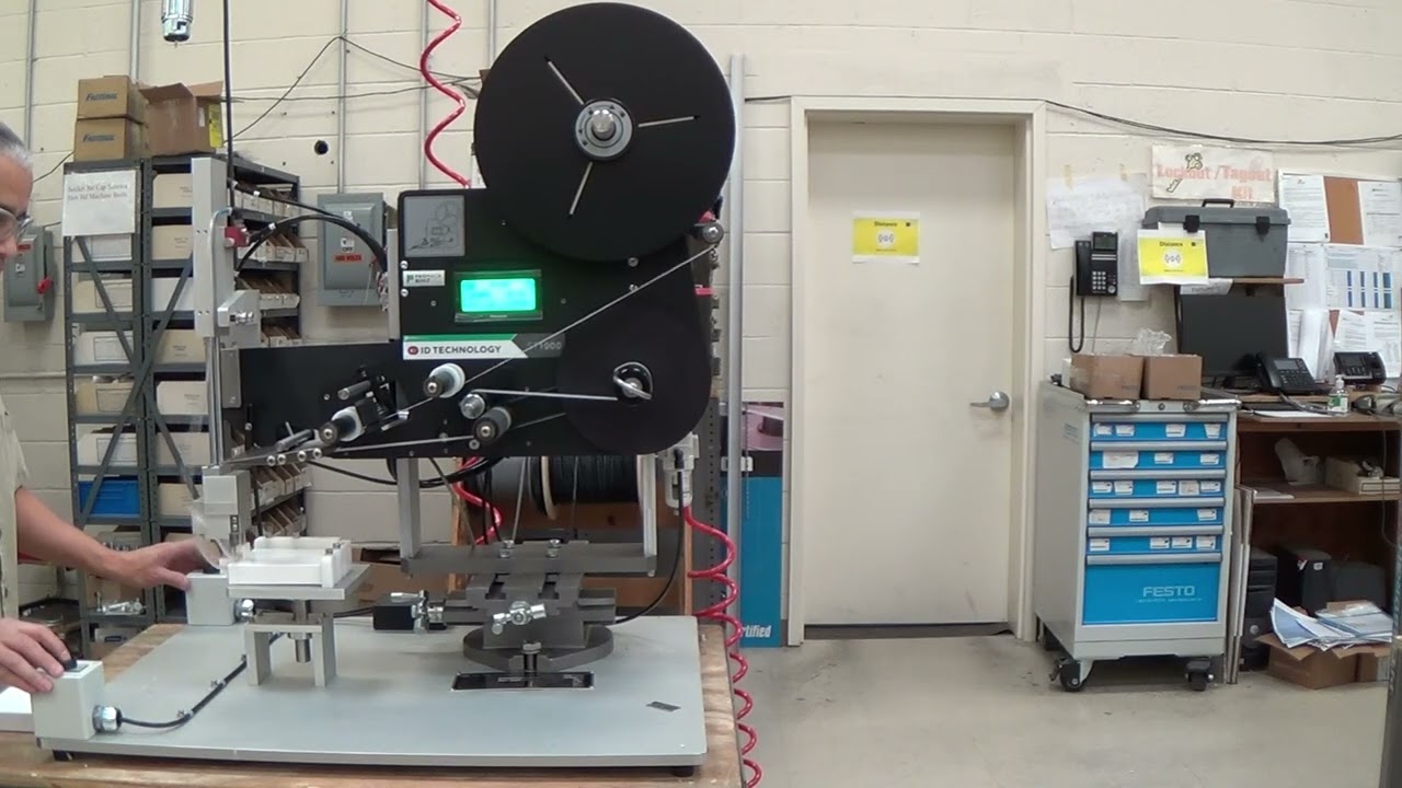 ST1000 Semi Automatic Tamp Label Applicator for Tamper-Evident Seal