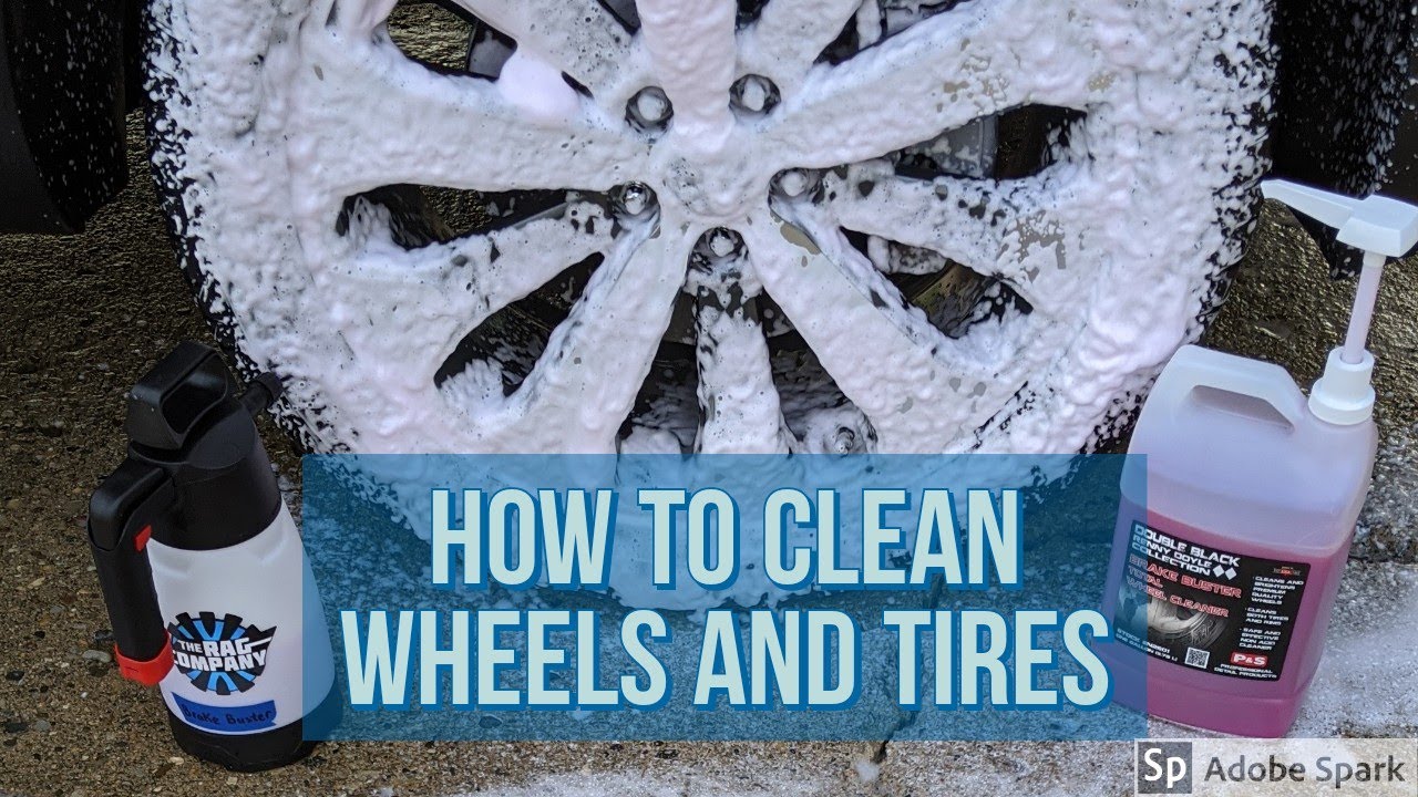 How to Clean Wheels and Tires Amazing Foam Brake Buster