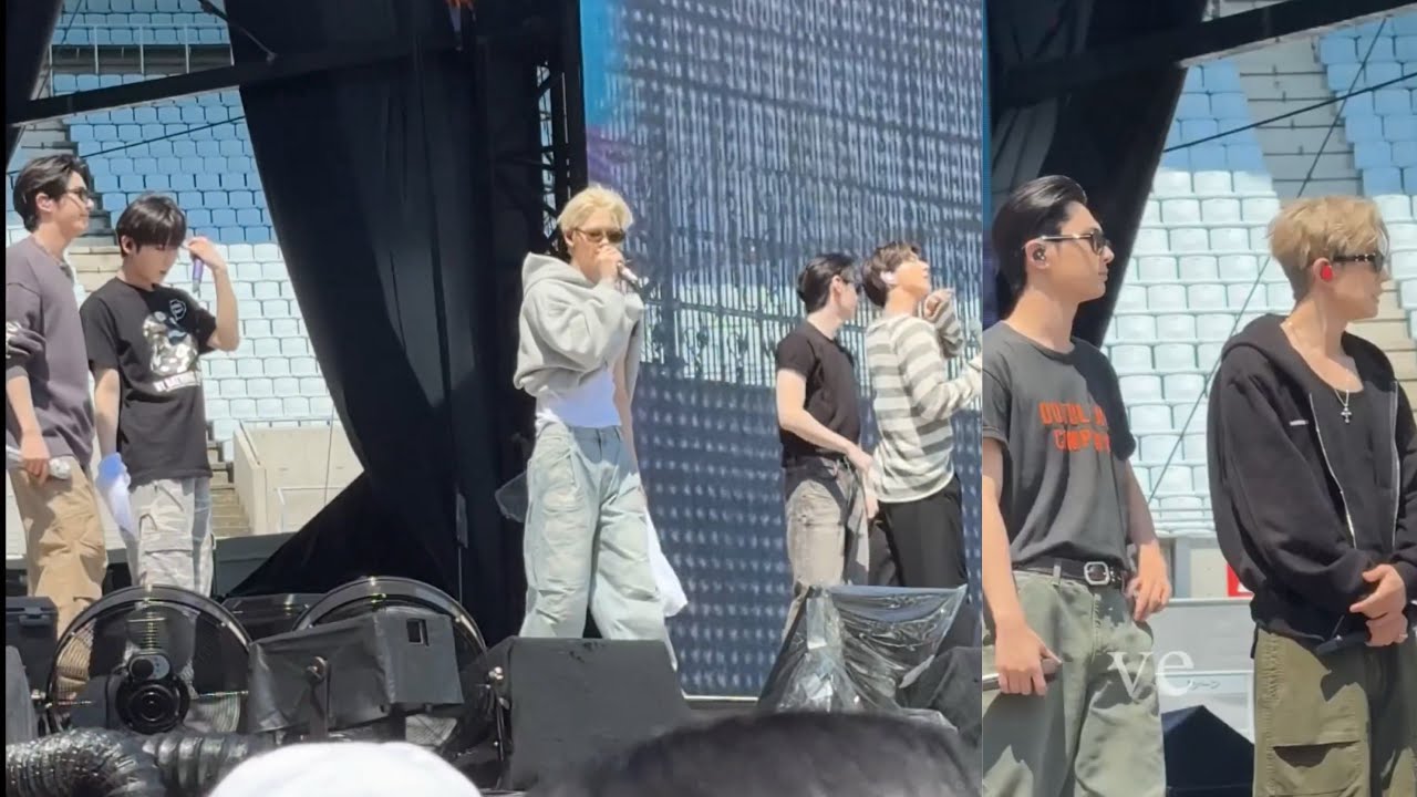 Enhypen Walk The Line in Japan Soundcheck Day 2 エンハイフン ヤンマースタジアム