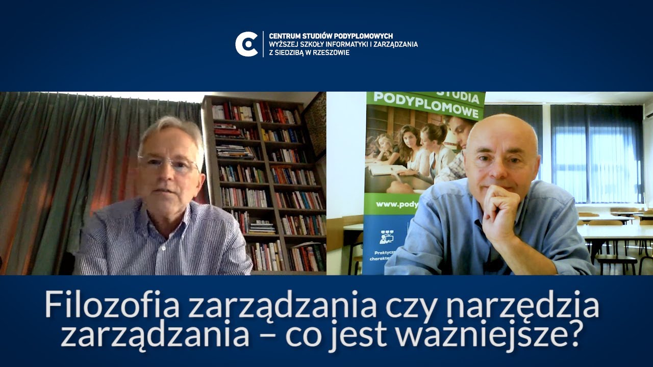 Filozofia zarządzania czy narzędzia zarządzania - co jest ważniejsze? - R. Wieczorek | Studia MBA #2
