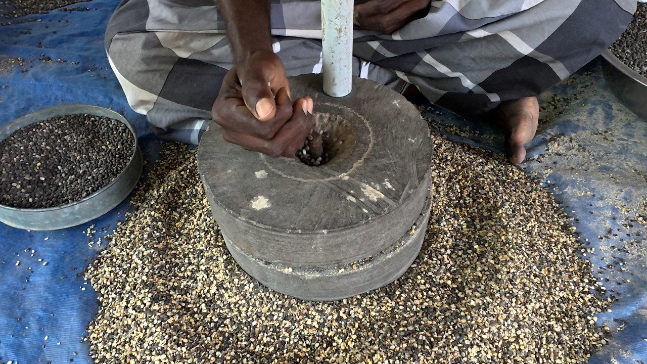 ASMR / Village Grinding Stone Machine Relax Sounds,