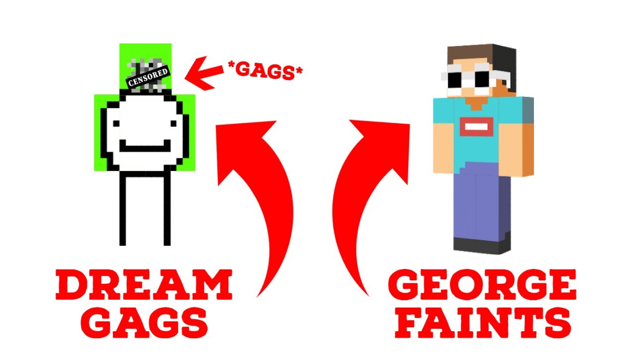 Dream GAGS From Laughing And George FAINTS | Deleted Video | *Epilepsy Warning*