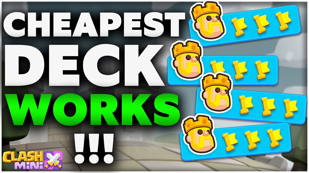 Cheapest Deck in Clash Mini is insane! New Meta!