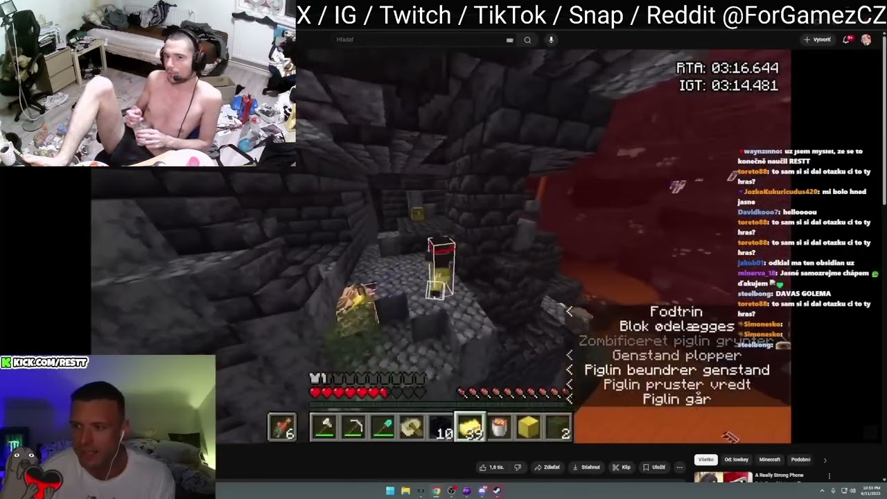 Reagujem: Restt nechápe tento Minecraft speedrun rekord! 🤯