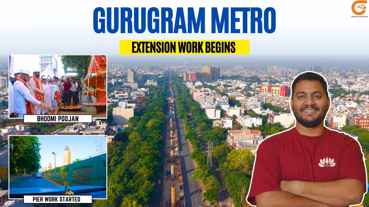 Gurugram Metro Extension Work Started | 28.5 KM New Corridor | Full Details & Information