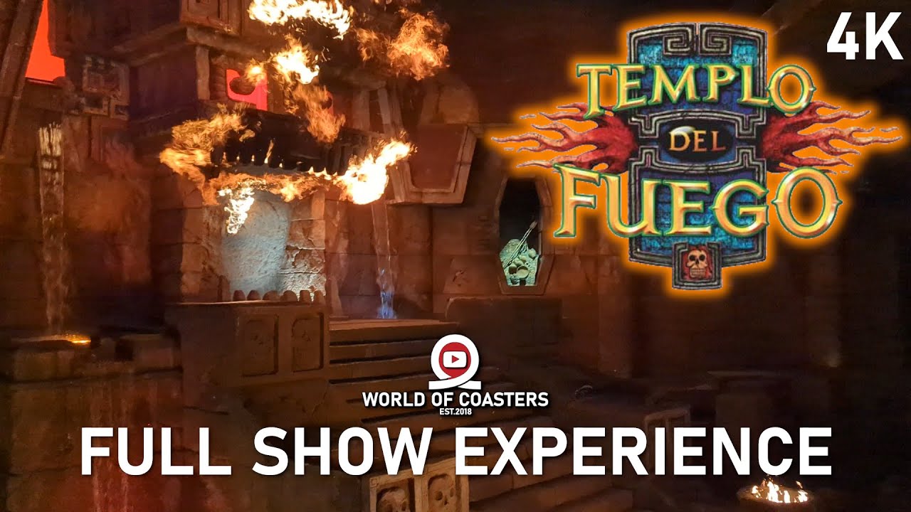 🔥 Templo del Fuego 🔥 Full Show Experience 4K 🔥 PortAventura World