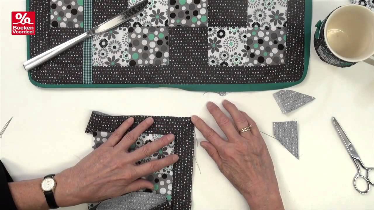 Quilt eens een placemat met HobbyHandig