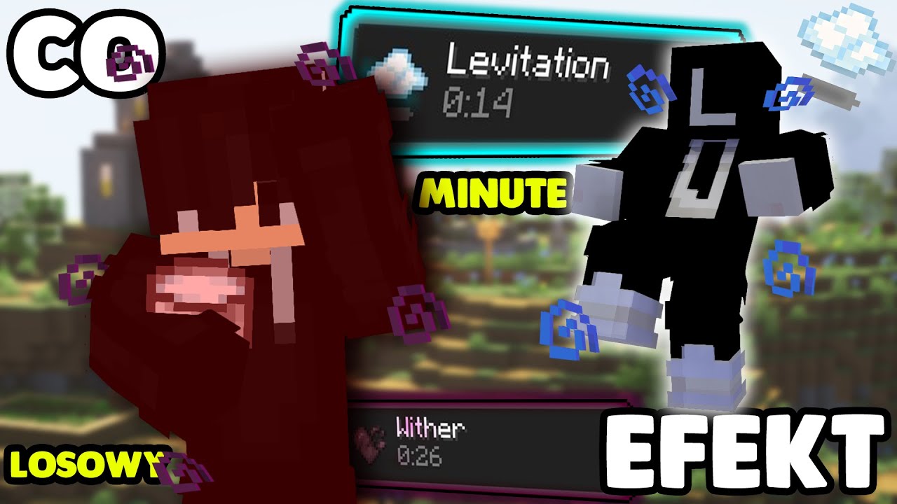 Minecraft, ale 1 MINUTA = LOSOWY EFEKT