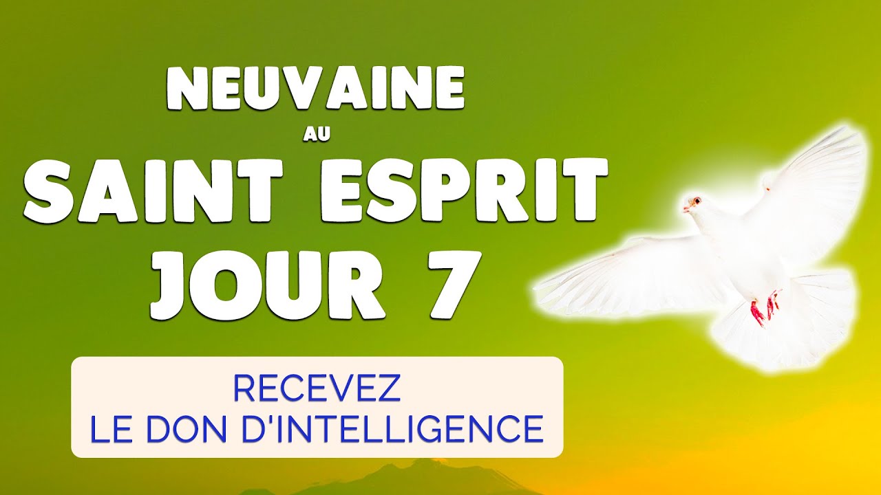 🙏 NEUVAINE au SAINT ESPRIT 2025 Jour 7 🔥 Recevez le DON d'INTELLIGENCE