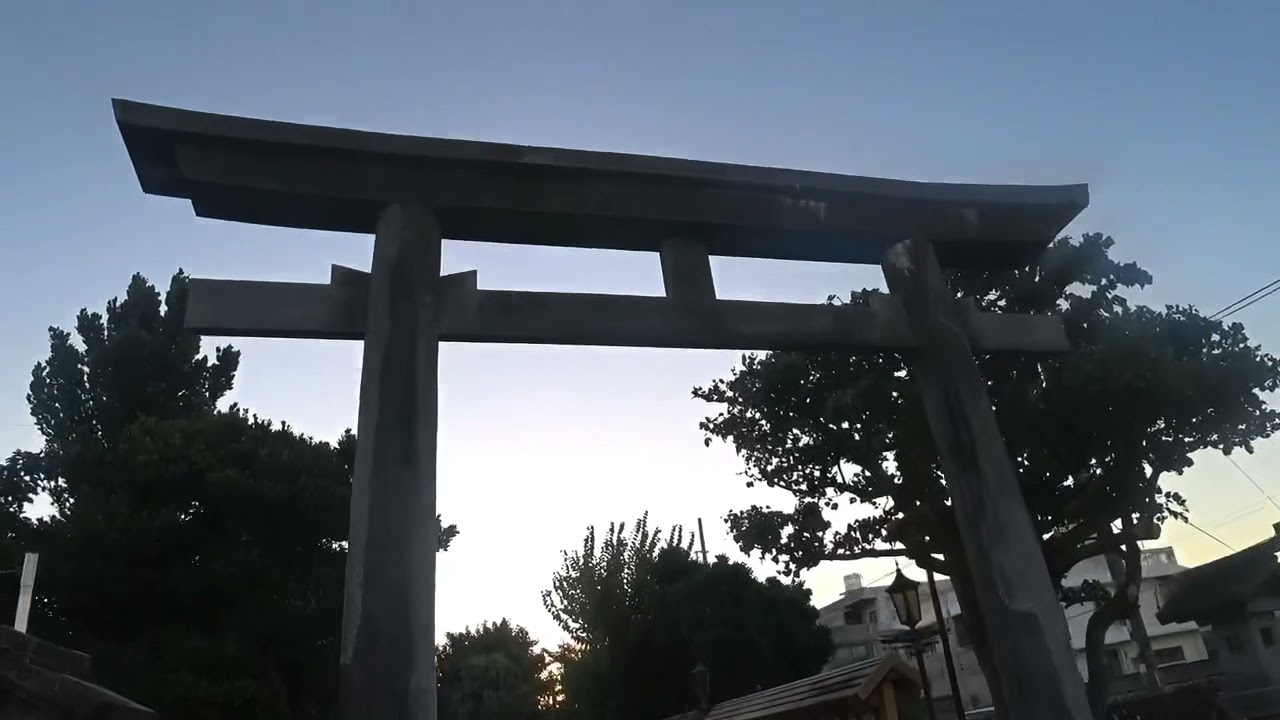 泡瀬ビジュル。安産祈願。