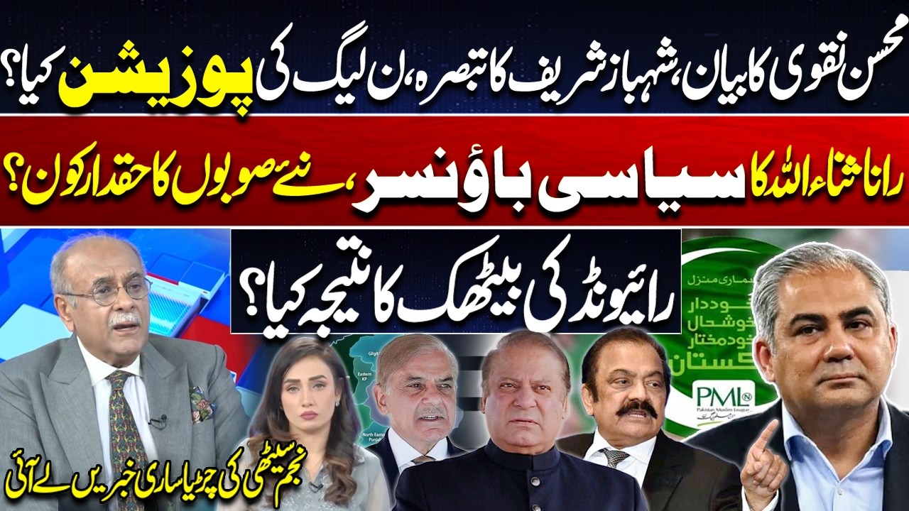 Political Twist in Pakistan: Rana Sanaullah Surprise Move | Who Deserves New Provinces? Najam Sethi