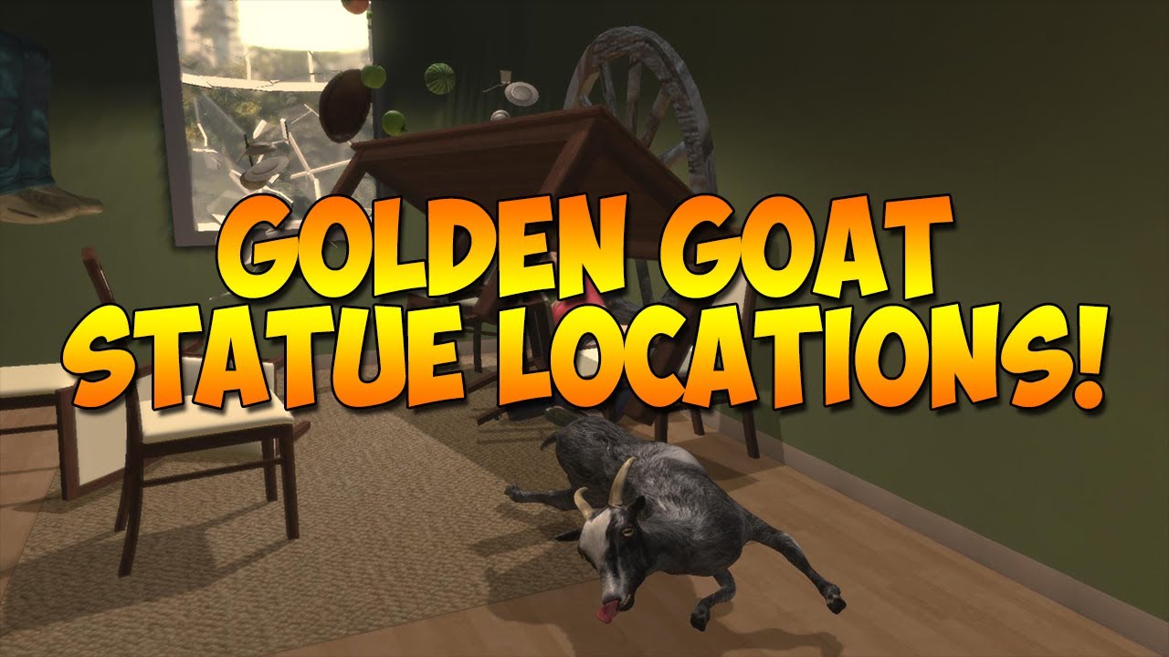 Goat Simulator - All 27 Golden Goat Statue Locations!